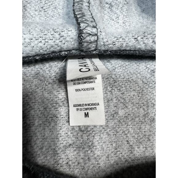 Canvas Pullover Hoodie Charcoal Day Of The Dead Dia De Muertos Sugar Skull Med - Picture 4 of 6